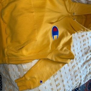 Orange Champion hoodie